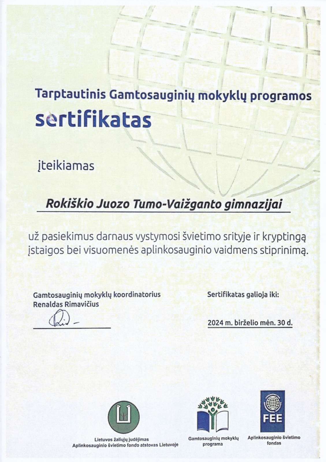 sertifikatas